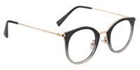 Viola Cat Eye Black Glasses 