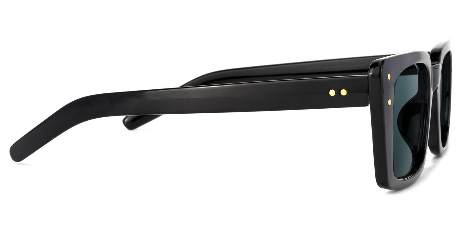 Rectangle Black Sunglasses | Vooglam.com 4