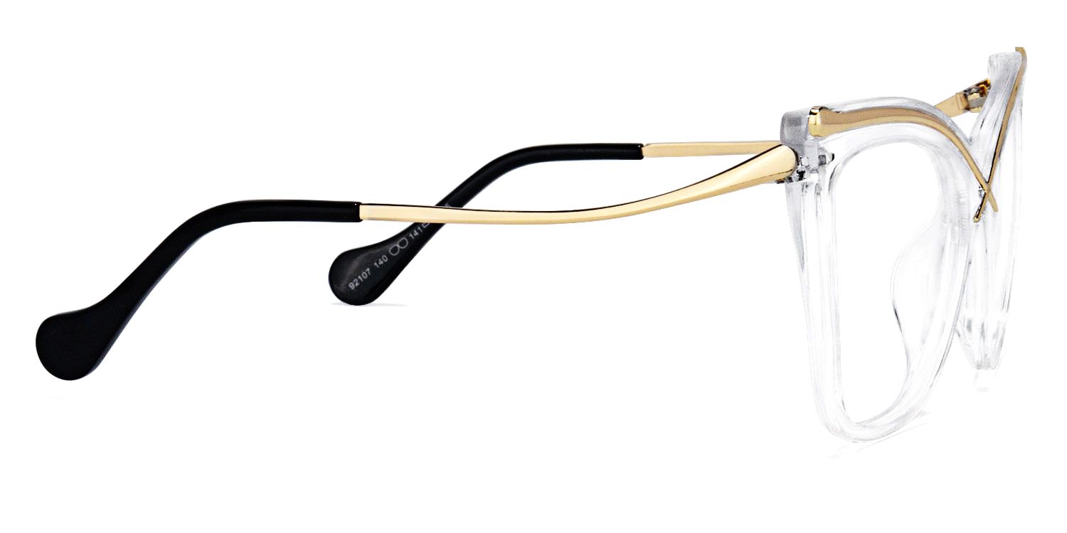 Cat Eye Crystal Eyeglasses | Vooglam.com 4