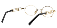 Chic Oval Gold Eyeglasses│Vooglam Optical Glasses 