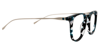 Burnet Square Blue/Black Eyeglasses - 5