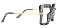 Square Grey Eyeglasses | Vooglam.com 