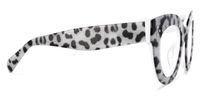 Oval Grey/Leopard Eyeglasses | Vooglam.com 