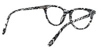 Ablett Oval Black/White Eyeglasses - 4