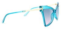 Geometric Blue Sunglasses | Vooglam.com