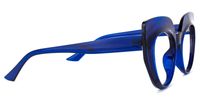 Cat Eye Dark/Blue Eyeglasses | Vooglam.com 