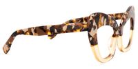 Zuzanna - Chic Tortoise Cat-Eye Designer Glasses | Vooglam 