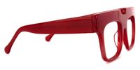 Rectangle Red Eyeglasses | Vooglam.com 