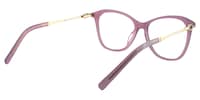 Angelou Rectangle Light/Purple Eyeglasses - 4