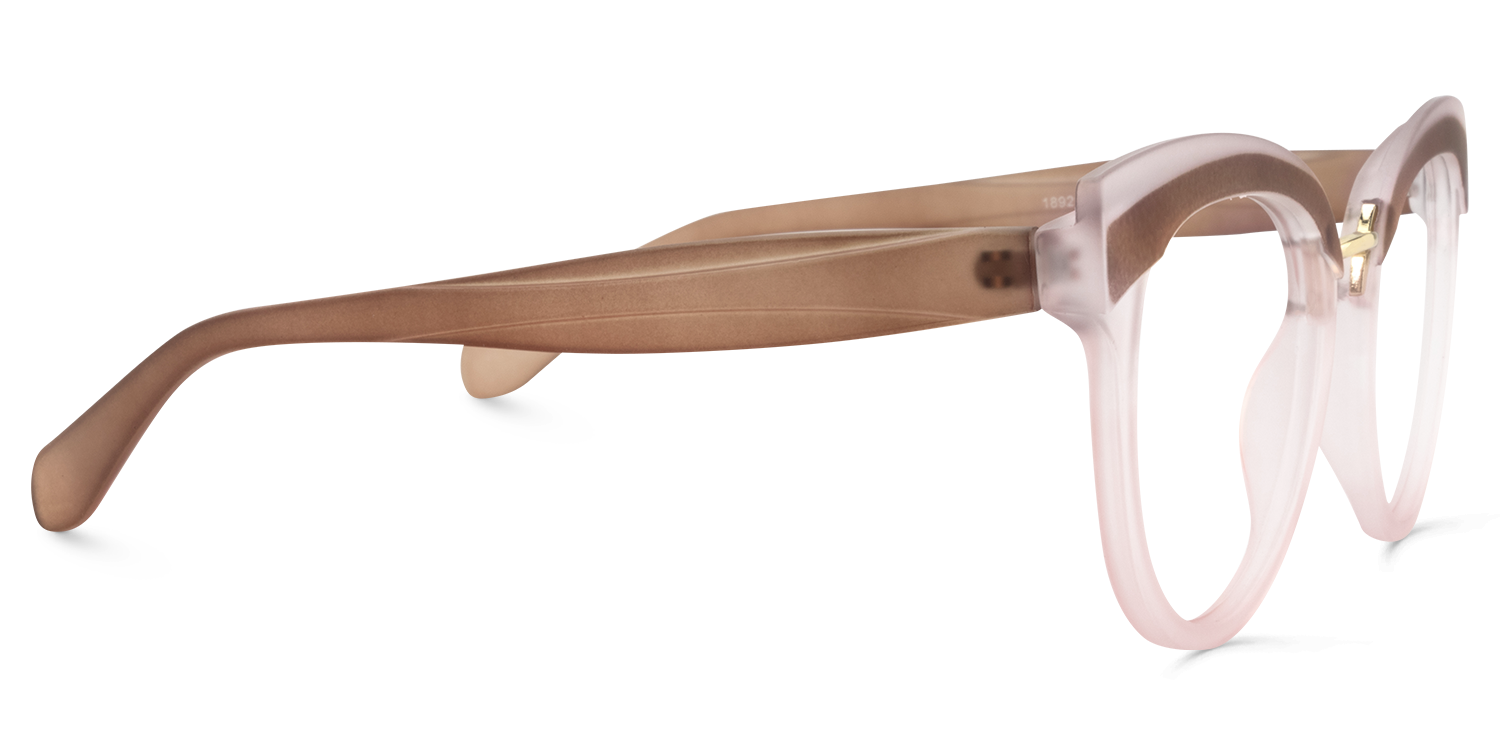 Browline Cameo/Brown Eyeglasses | Vooglam.com 4