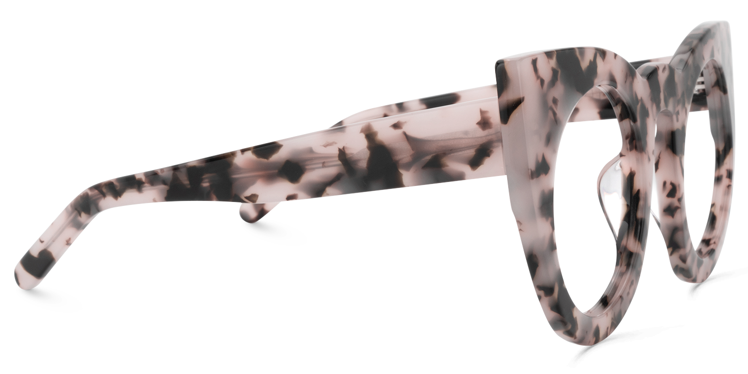 Cat Eye Pink-Tortoise Eyeglasses | Vooglam.com 7