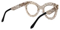Bella - Cat Eye Gold Eyeglasses - 3