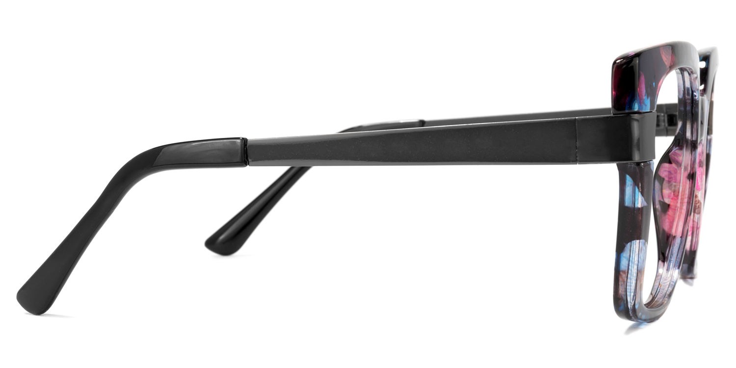 Sofija - Square Floral Eyeglasses product detail 4