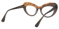Lolade - Cat Eye Coffee Eyeglasses | Vooglam Side View