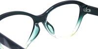 Barbara Windsor Green Cat Eye Glasses - 5
