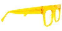 Rectangle Yellow Eyeglasses | Vooglam.com 