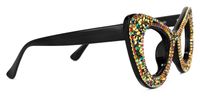 April - Cat Eye Multicolor Giltter Eyeglasses | Vooglam 