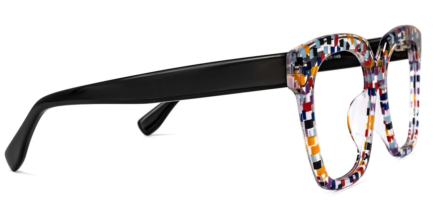 Martha - Square Colorful/Point Eyeglasses | Vooglam 4