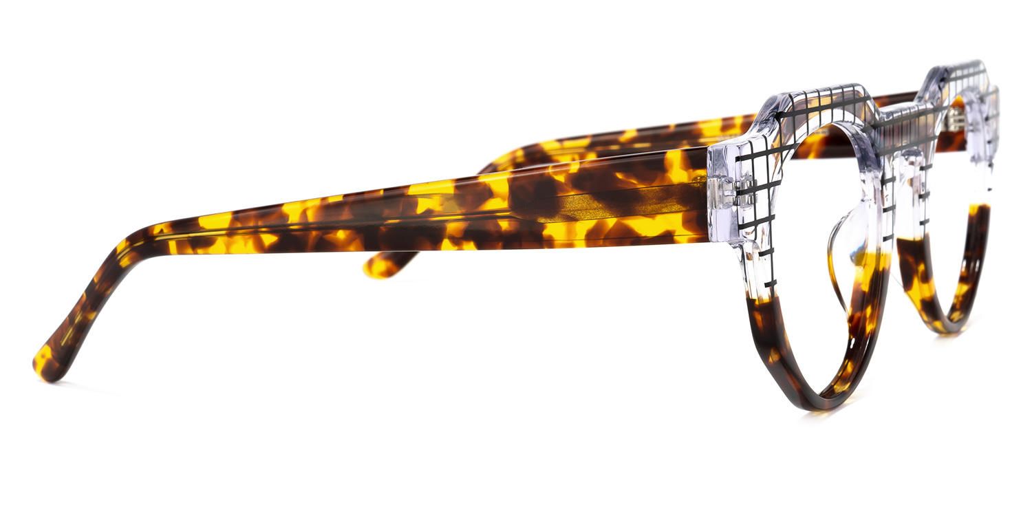Annaisha - Round Tortoise Eyeglasses | Vooglam 4