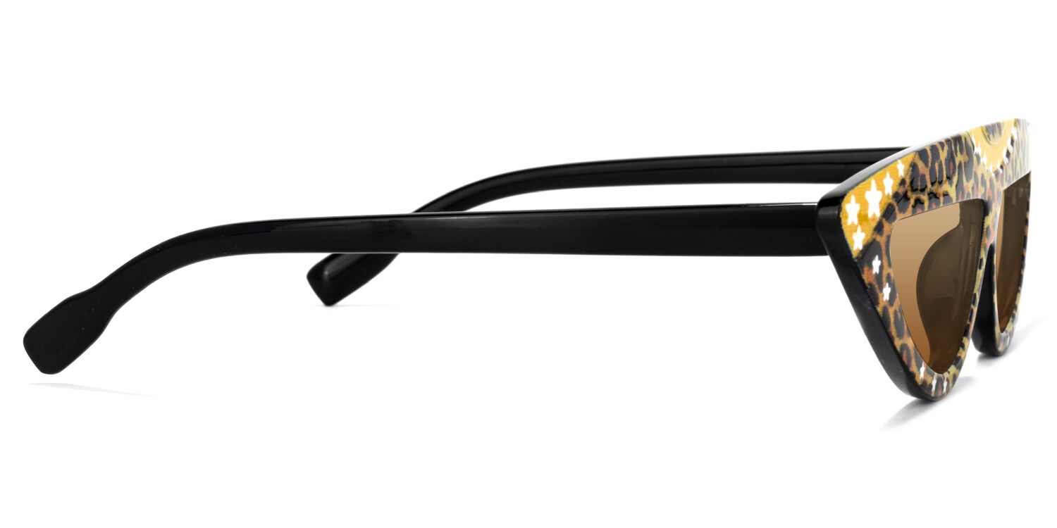 Cat Eye Leopard/Print Sunglasses