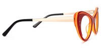 Guia - Cat Eye Red Eyeglasses - 4