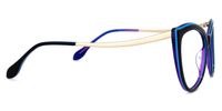 Cat Eye Blue Eyeglasses | Vooglam.com 
