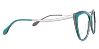 Cat Eye Turquoise Eyeglasses | Vooglam.com 