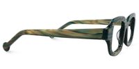 Rectangle Green/Yellow Eyeglasses | Vooglam.com 