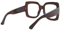 Simple & Decent Square Tawny Eyeglasses