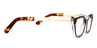 Poppy Rectangle Tortoise Eyeglasses - 6