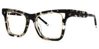 Efrain - Rectangle Tortoise Eyeglasses | Vooglam Front View