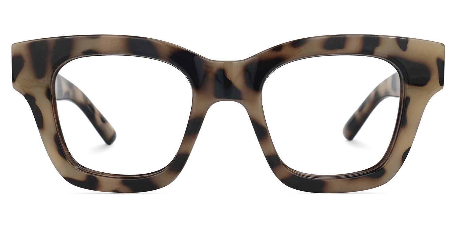 Rectangle Animal Eyeglasses | Vooglam.com Angle View