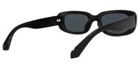 Rectangle Black Sunglasses | Vooglam.com Side View