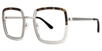 Square Tortoise Eyeglasses | Vooglam.com Front View