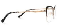 Rectangle Tortoise Eyeglasses | Vooglam.com