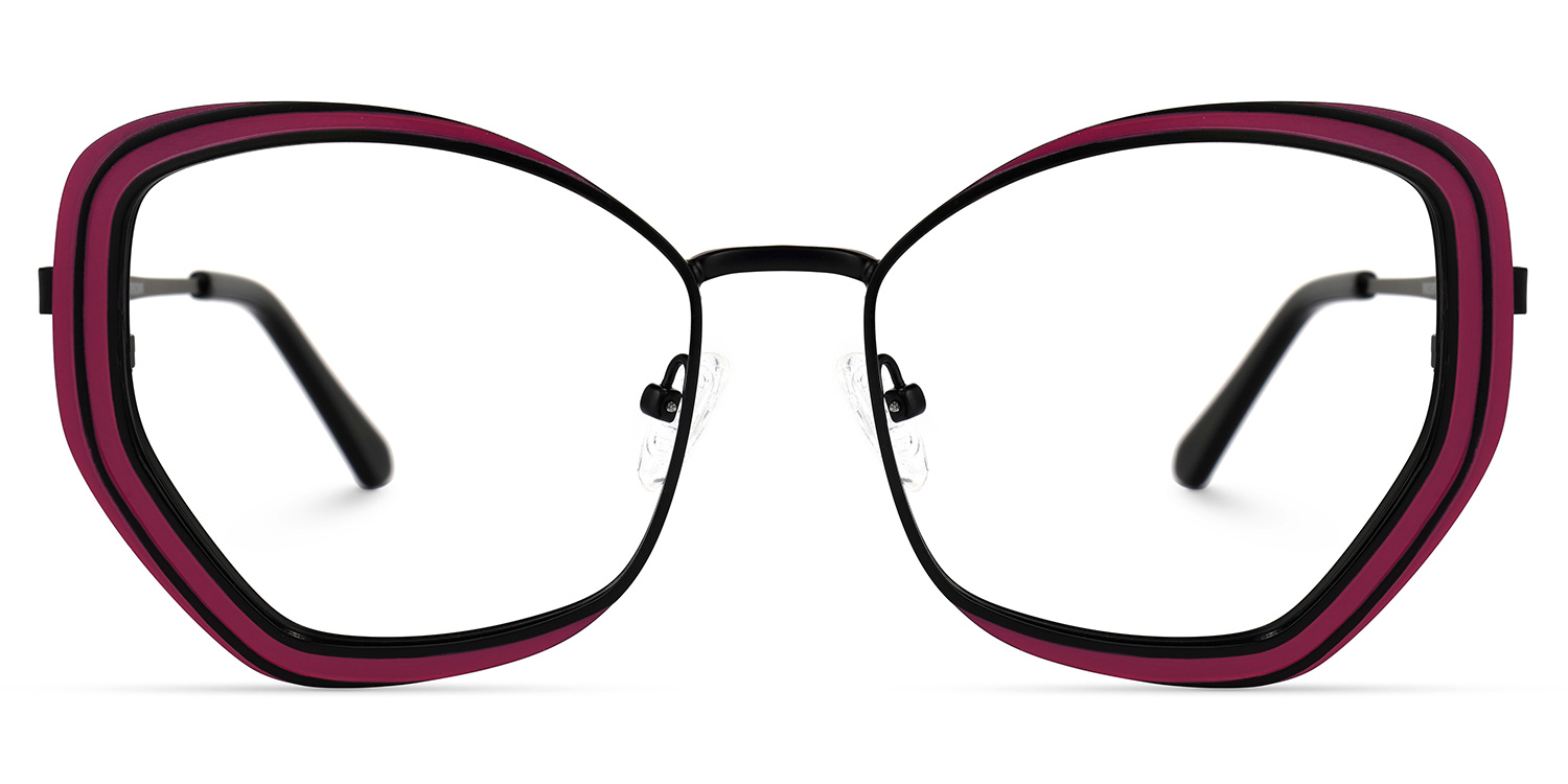 Golacka - Butterfly Purple Eyeglasses - 1