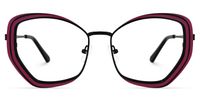 Golacka - Butterfly Purple Eyeglasses | Vooglam Angle View