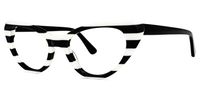 Castillo - Cat Eye Black Eyeglasses | Vooglam Front View