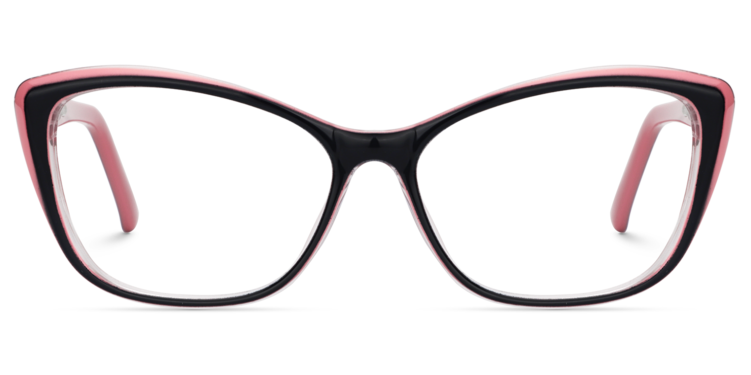 Brisk Cat Eye Pink Eyeglasses Angle View