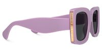 Rectangle Purple Sunglasses | Vooglam.com 