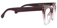 Cat Eye Romantic Wine/Red Eyeglasses VFP0243-01 | Vooglam Eyeglasses 