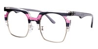 Cordelia Browline Purple Eyeglasses - 3