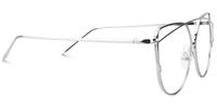 Aviator Silver Eyeglasses | Vooglam.com 