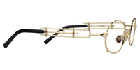 Chic Oval Gold Eyeglasses│Vooglam Optical Glasses 
