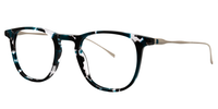 Burnet Square Blue/Black Eyeglasses - 3