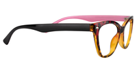 Rectangle Red/Floral Eyeglasses | Vooglam.com