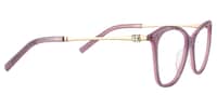 Angelou Rectangle Light/Purple Eyeglasses - 5
