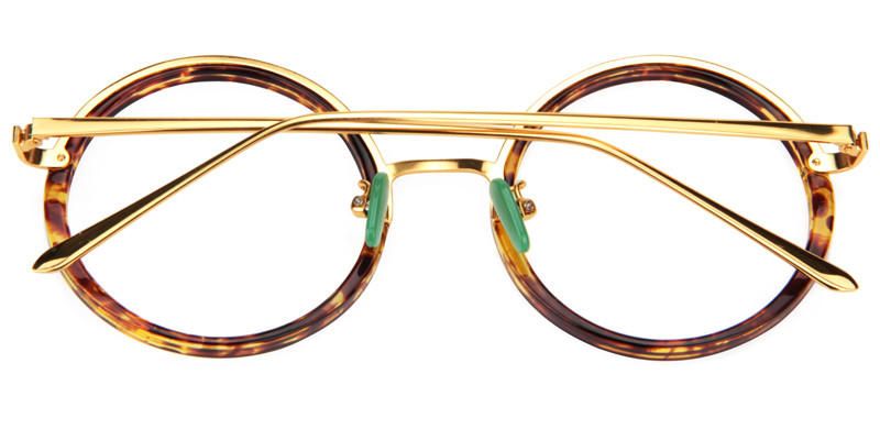 Kelly Round Tortoise Shell Eyeglasses 6