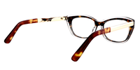 Poppy Rectangle Tortoise Eyeglasses - 5