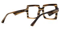 Arroyo - Square Pattern Eyeglasses | Vooglam Side View